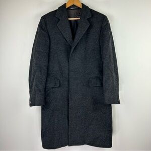 Vtg Dunn & Co Men’s 100% New Wool Crombie Aberdeen Scotland Overcoat Size 36R